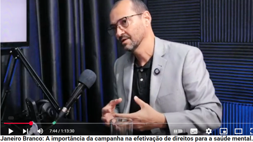 Instituto de Desenvolvimento Humano Janeiro Branco participa de videocast jurídico em Brasília e leva a pauta da saúde mental ao universo do Direito e das políticas públicas