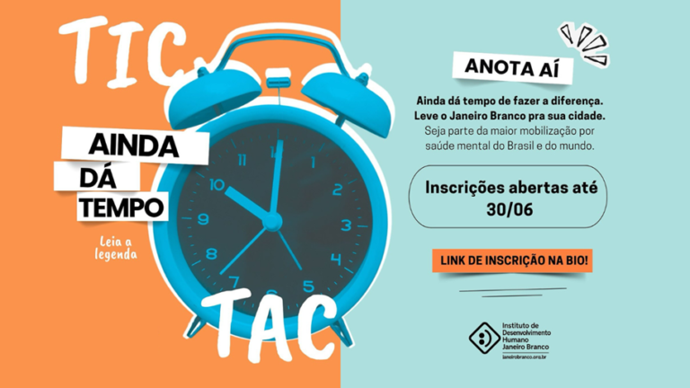 Leve o Janeiro Branco 2026 para a sua cidade, sua instituição, sua comunidade!